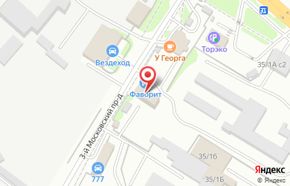 Автосалон Фаворит в Ленинском районе на карте