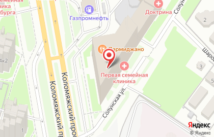 Травмпункт Первая семейная клиника Петербурга на карте