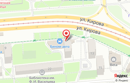 Банкомат АК Барс Банк, Ижевский филиал на улице Кирова, 11 на карте