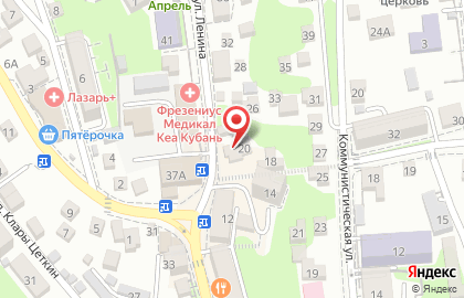 Продовольственный магазин Агрокомплекс на улице Ленина в Туапсе на карте