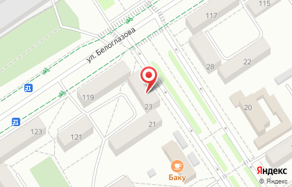 Магазин Афина на улице Гагарина на карте