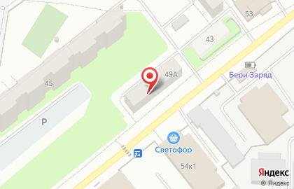 Сеть супермаркетов Пятёрочка на улице Менжинского на карте