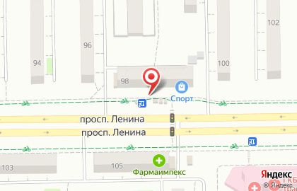 Спортивный клуб NewLevel на проспекте Ленина на карте