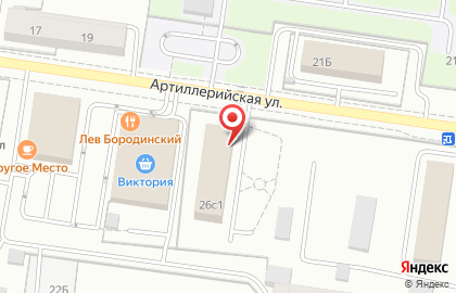 Калининградская областная таможня на Артиллерийской улице на карте