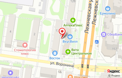 Светлана на Лежневской улице на карте