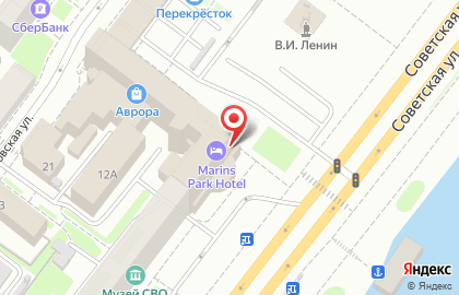 Автопрокатная компания СПК на Советской на карте
