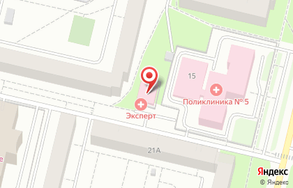 Клиника МРТ Эксперт на улице Островского на карте