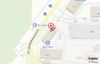 Производственно-коммерченская фирма Зимушка в Железнодорожном районе на карте