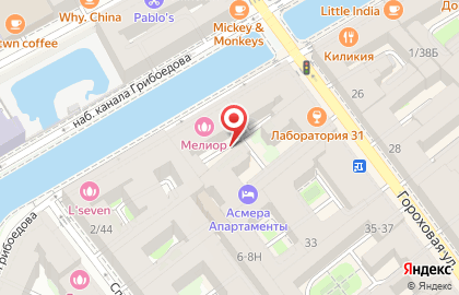 Салон эротического массажа VeneziaSPA в Адмиралтейском районе на карте