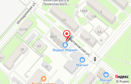 Салон красоты Lavanda на Спартаковской улице на карте