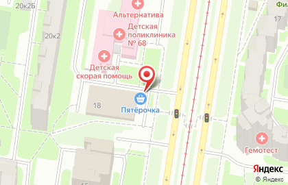 Банкомат СберБанк на проспекте Наставников, 18 на карте