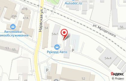ООО Артком на Нарвской улице на карте