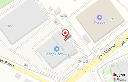 Тетис Про на улице Поляны на карте