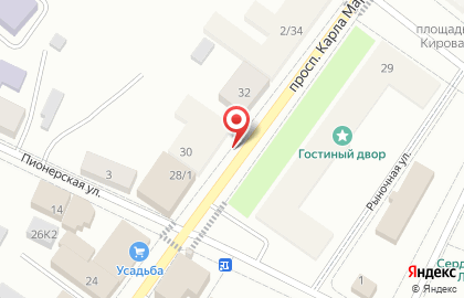 Севзапрыбвод, Северо-западное Бассейновое Управление, Новоладожский Отдел на улице Карла Маркса на карте