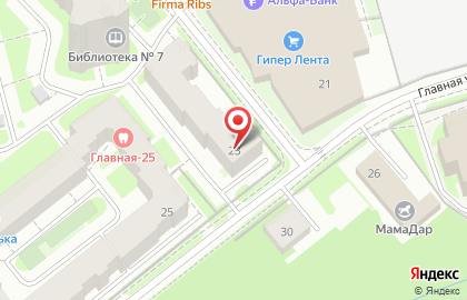 Художественная школа Анастасии Корниловой на Главной улице на карте
