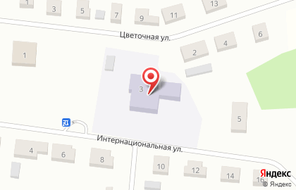 Детский сад №8 на Интернациональной улице на карте
