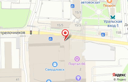 Магазин одежды и обуви для всей семьи ЭконоМаркет в ТЦ ​Свердловск на карте