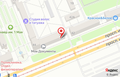 Магазин у дома Бристоль в Ленинском районе на карте