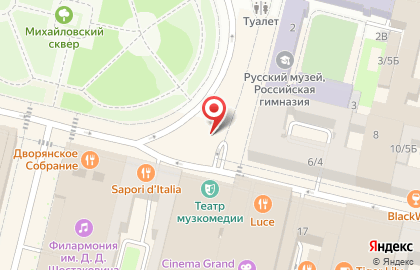 Автостоянка в Санкт-Петербурге на карте