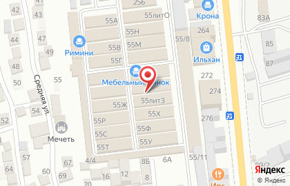 Магазин по продаже диванов в Советском районе на карте