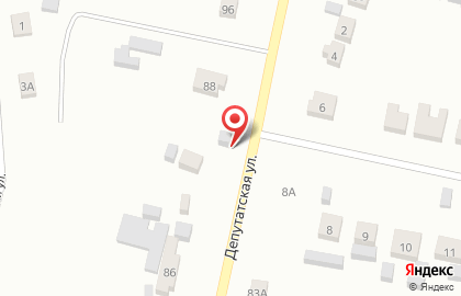 Продовольственный магазин на Депутатской улице на карте