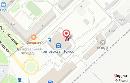 Поле на проспекте Кирова на карте