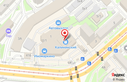 Сеть супермаркетов цифровой техники ДНС на проспекте Богдана Хмельницкого на карте