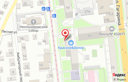 Продуктовый магазин в Ленинском районе на карте