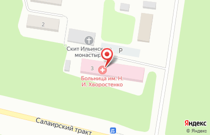 Аптека Фармация на Сосновой улице на карте