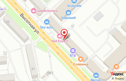Кафе Славянка в Октябрьском районе на карте