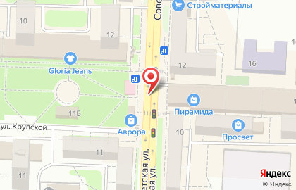 ИНКОМ-Недвижимость на улице Крупской на карте