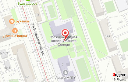 Московская международная гимназия на карте