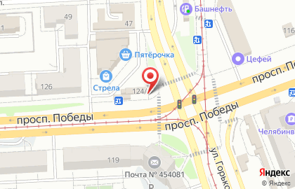 Кафе быстрого питания в Калининском районе на карте