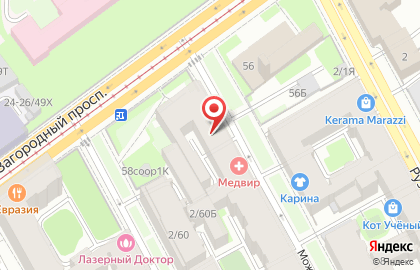 Централизованная бухгалтерия администрации Адмиралтейского района на карте