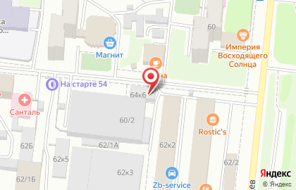Автосервис Феникс на площади Сибиряков-Гвардейцев на карте