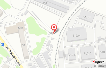Автостоянка в Омске на карте