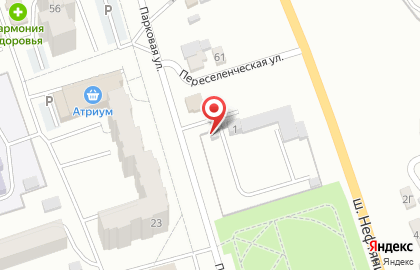 Автостоянка в Красноярске на карте
