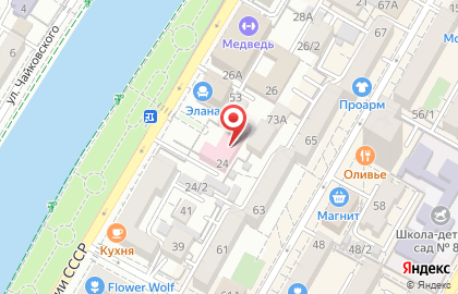 Городская поликлиника №1 на улице Конституции СССР на карте
