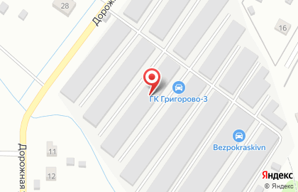 Автосервис на Дорожной на карте
