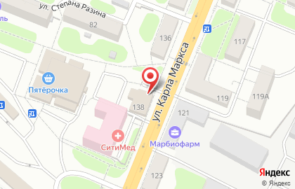 Фирменный магазин Пижанка на улице Карла Маркса на карте