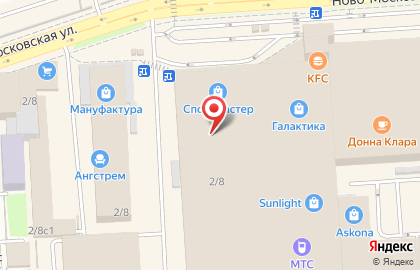Магазин техники М.Видео на Ново-Московской улице на карте
