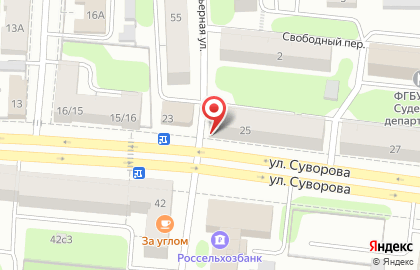 Ремонтная мастерская Бытсервис на улице Суворова на карте