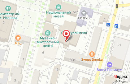 Спорткомплекс Динамо на улице К.Маркса на карте