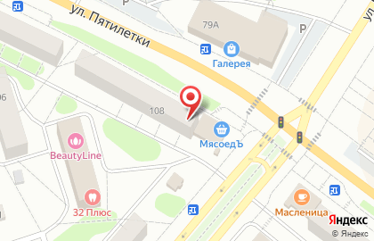Магазин рыболовных товаров Рыбацкое место на улице Пятилетки на карте