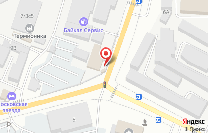 Магазин фастфудной продукции на улице Лобачёва на карте
