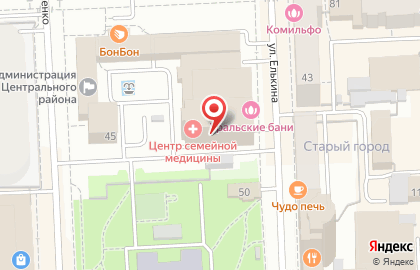 Уральские бани на карте