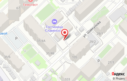 Гостиница Славянская в Якутске на карте