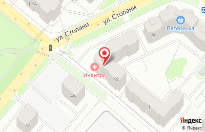 Медицинская компания Инвитро в Костроме на карте