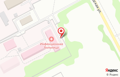 Кемеровская инфекционная больница на карте