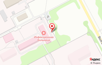Кемеровская инфекционная больница на карте